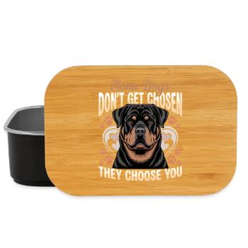 Rottweiler Rottweiler Rottie Race de chien - Boîte à goûter - noir - Devant
