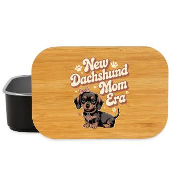 Dackel Mama Era - Lunch Box - Schwarz - Vorne