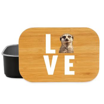 Meerkat Erdmännchen - Lunch Box - Schwarz - Vorne