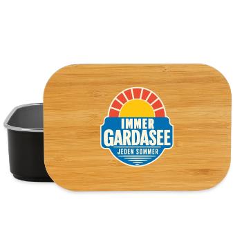 Immer Gardasee jeden Sommer, Lake Garda Vacation - Lunch Box - Schwarz - Vorne