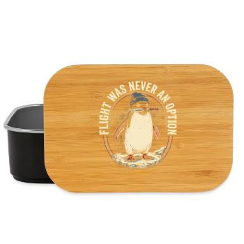 Penguin mit Messer – Eiswitz - Lunch Box - Schwarz - Vorne