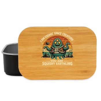 Cosmic Space Creature Alien Retro Design - Lunch Box - Schwarz - Vorne
