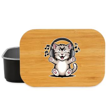Cat Music - Lunch Box - black - Front