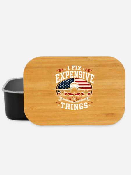 Aircraft Technician Maintenance Aviation - Lunch Box - black