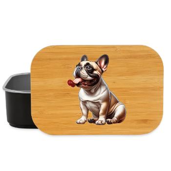 French Bulldog - Lunch Box - black - Front