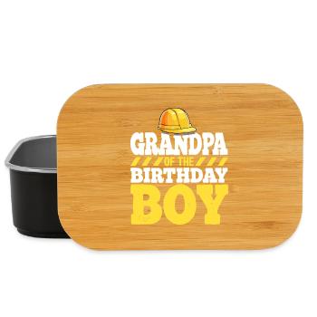Opa des Geburtstagsjungen - Lunch Box - Schwarz - Vorne