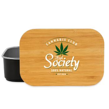 High Society Cannabis Club Logo - Boîte à goûter - noir - Devant