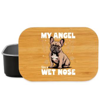 Bouledogue français Race de chien Frenchie - Boîte à goûter - noir - Devant