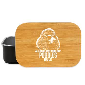 Pudel-Sonnenbrillen-Rule Tee - Lunch Box - Schwarz - Vorne