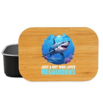 Mégalodons Mégalodon - Boîte à goûter - noir - Devant
