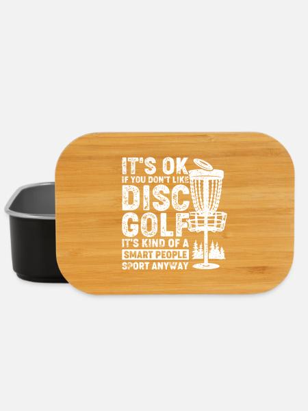 It's ok if you don't like disc golf it's kind - Lunch Box - Schwarz
