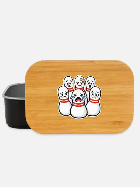 Kegeln - Lunch Box - Schwarz