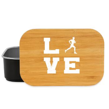 Geschenkidee für einen Running mit Running - Lunch Box - Schwarz - Vorne