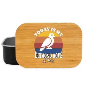 Diamanttaube Diamond Dove - Lunch Box - Schwarz - Vorne