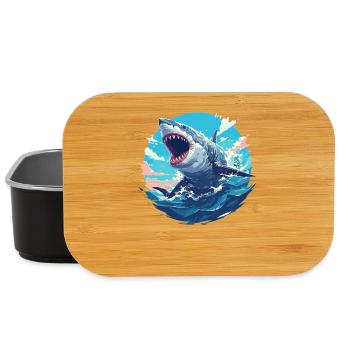 Sharks Shark - Lunch Box - black - Front