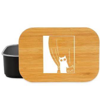 Black and White Cats - Lunch Box - black - Front