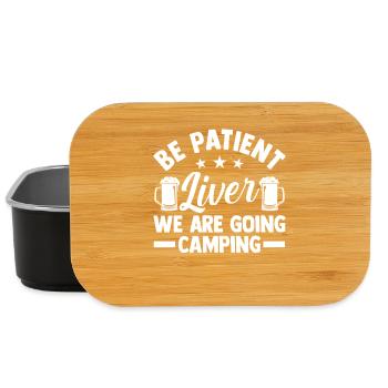 Camping Bonfire Camp Life Forest Camper - Lunch Box - Schwarz - Vorne