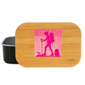 Randonnée au Féminin – Silhouette Rose Pop - Lunch Box - Schwarz - Vorne