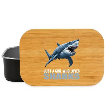 Sharks Shark - Lunch Box - black - Front