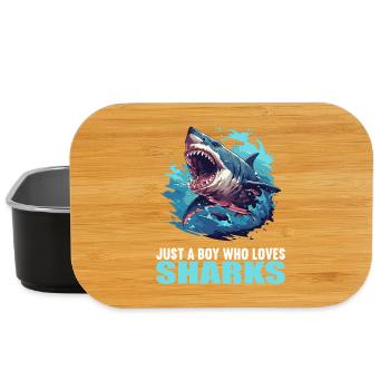 Sharks Shark - Lunch Box - black - Front