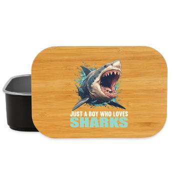 Sharks Shark - Lunch Box - black - Front