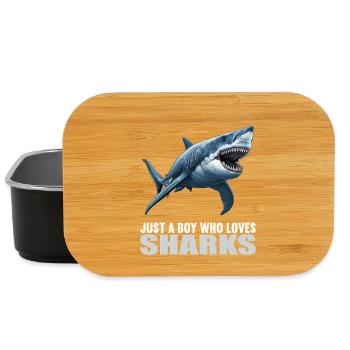 Sharks Shark - Lunch Box - black - Front