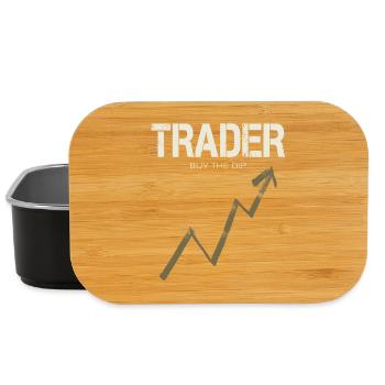 Trader Buy The Dip for Day Trader and Cryptocurrency - Lunch Box - black - Front