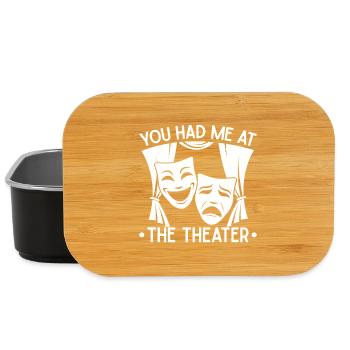 Theater You Had Me At The Stage Actor Musical Gift - Lunch Box - black - Front