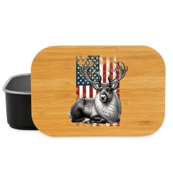 Reindeer US Rentier - Lunch Box - Schwarz - Vorne