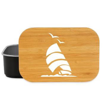 Sailboat Sailor Captain - Lunch Box - black - Front