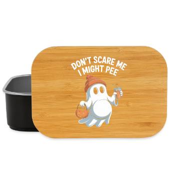 Dont Scare Me I Might Pee - Lunch Box - Schwarz - Vorne