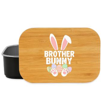 Brother Bunny Easter Eggs Collection - Lunch Box - black - Front