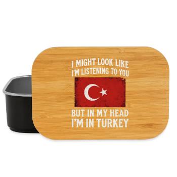 Türkei Spruchshirt - Lunch Box - Schwarz - Vorne
