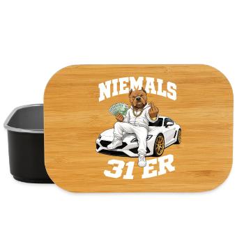 Never 31 with style - Lunch Box - black - Front