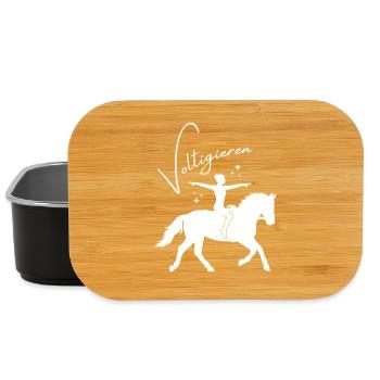 Voltigieren Grundsitz – Sport Outfit für Voltigier - Lunch Box - Schwarz - Vorne