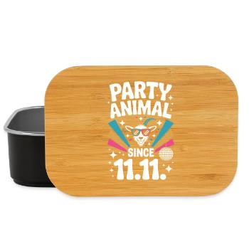 Karneval Party Kölner Animal Since 11.11. Köln - Lunch Box - Schwarz - Vorne