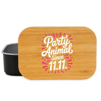 Karneval Party Kölner Animal Since 11.11. Köln - Lunch Box - black - Front