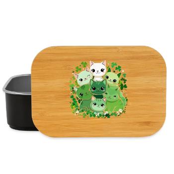 Kleeblatt Katzenbande - Lunch Box - Schwarz - Vorne