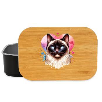 Siamkatze - Lunch Box - Schwarz - Vorne