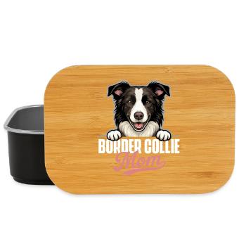 Chien d’agilité de la mère de berger Border Collie - Boîte à goûter - noir - Devant