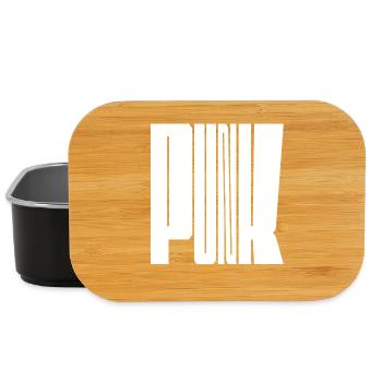 Punk Bold Letters - Lunch Box - Schwarz - Vorne