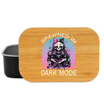 Pastel Goth Soft Goth Gaming Gamer - Lunch Box - black - Front