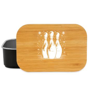 Bowling - Boîte à goûter - noir - Devant