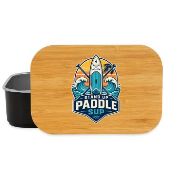  Funny SUP Paddleboard Board Stand Up paddel - Lunch Box - Schwarz - Vorne