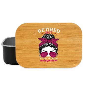Retired 2027 Not My Problem Anymore - Lunch Box - black - Front