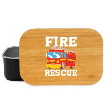 Firefighter Child - Lunch Box - black - Front