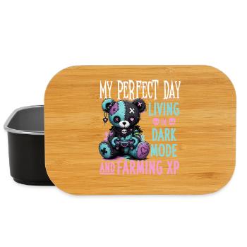 Pastel Goth Soft Goth Gaming Gamer - Lunch Box - Schwarz - Vorne