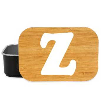 Großes Z Stil-Print | Buchstabe Z | Z Logo - Lunch Box - Schwarz - Vorne