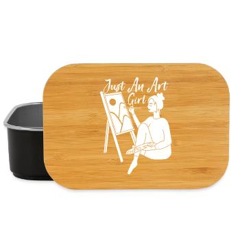 Funny Art Painter Just An Art Girl Drawing Gift - Lunch Box - Schwarz - Vorne