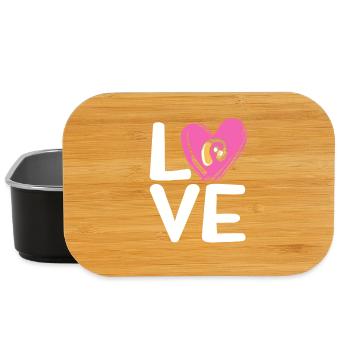 Taub Taubheit Deaf Gebärdensprache - Lunch Box - Schwarz - Vorne